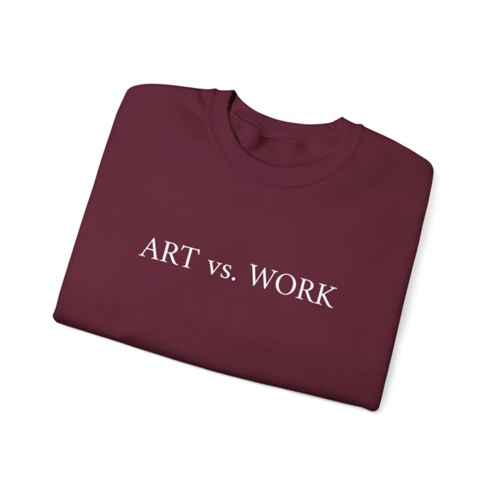 "Art vs. Work" Unisex Crewneck Sweatshirt - Image 19