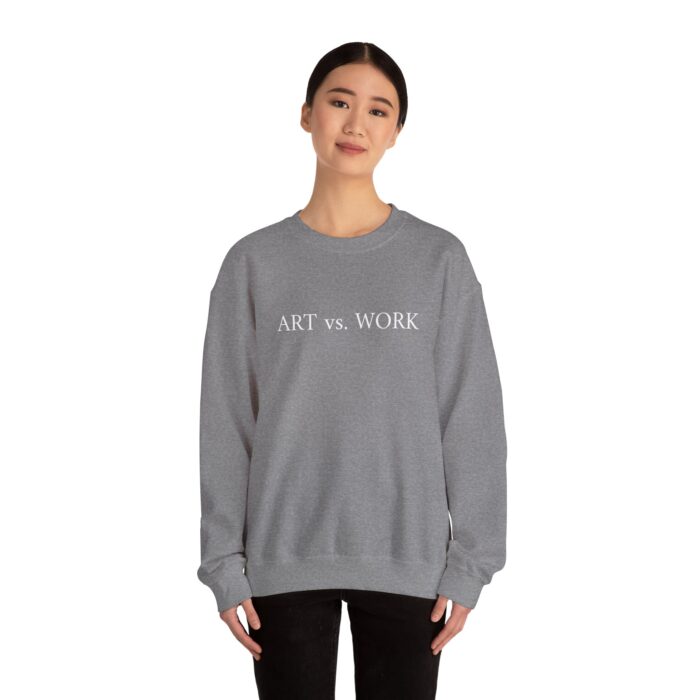 "Art vs. Work" Unisex Crewneck Sweatshirt - Image 24