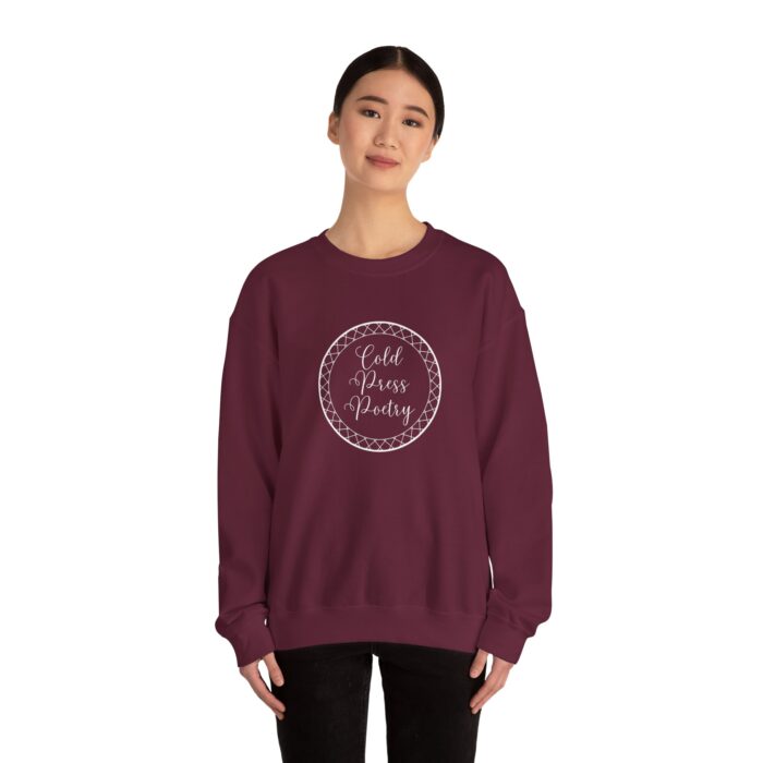 "Cold Press Poetry" Unisex Crewneck Sweatshirt - Image 20