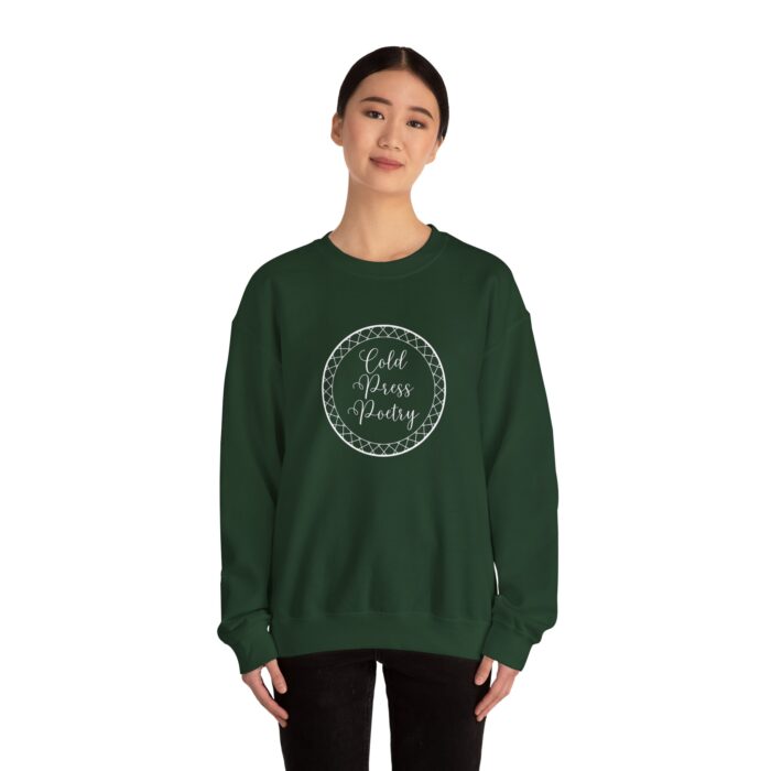 "Cold Press Poetry" Unisex Crewneck Sweatshirt - Image 12