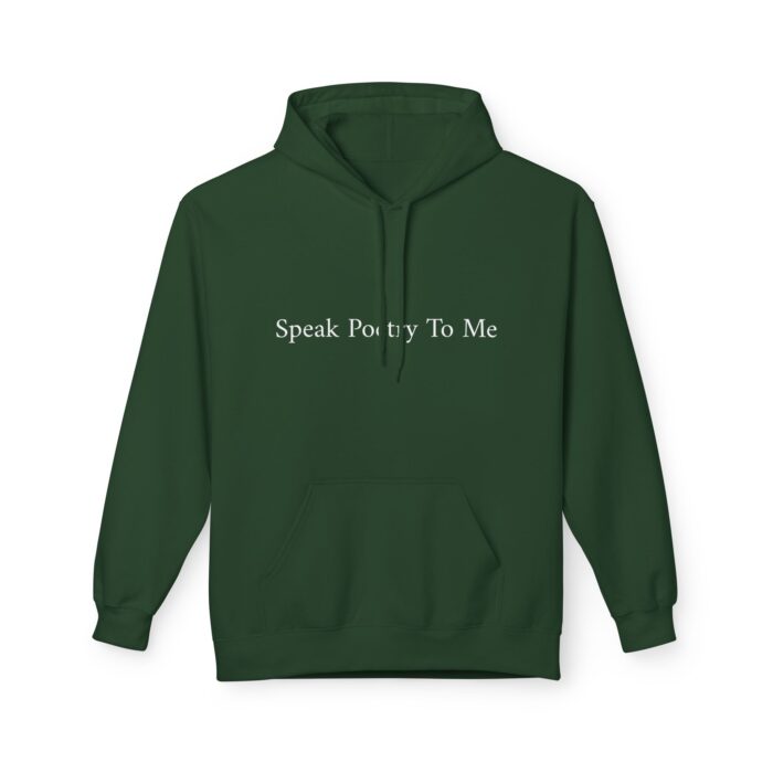 "Speak Poetry To Me" Midweight Softstyle Fleece Hoodie - Image 25