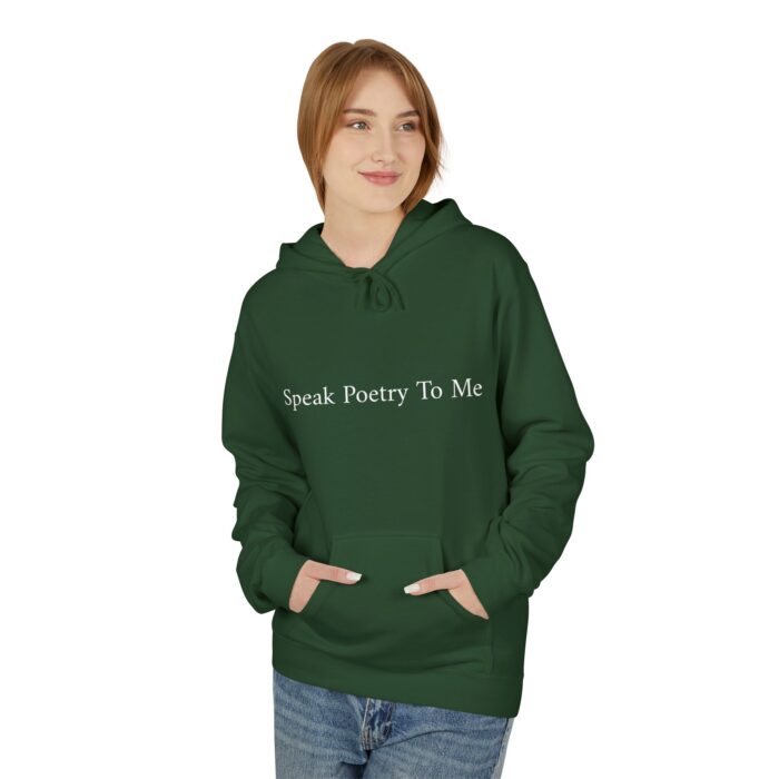 "Speak Poetry To Me" Midweight Softstyle Fleece Hoodie - Image 27