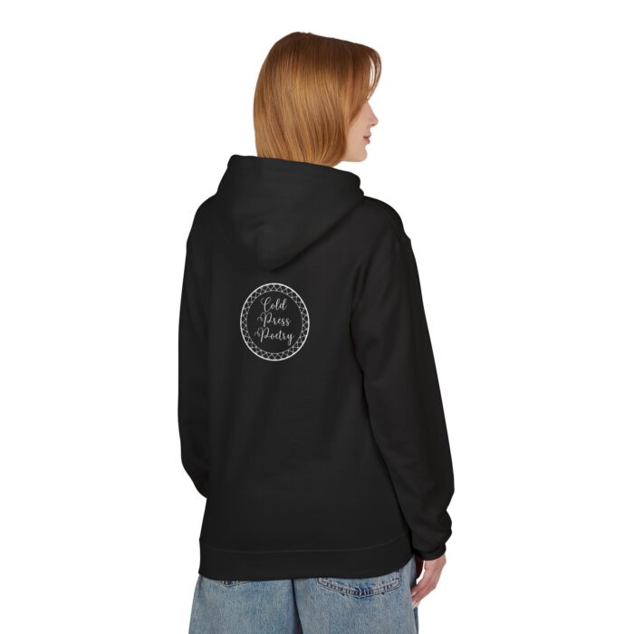 "Speak Poetry To Me" Midweight Softstyle Fleece Hoodie - Image 4