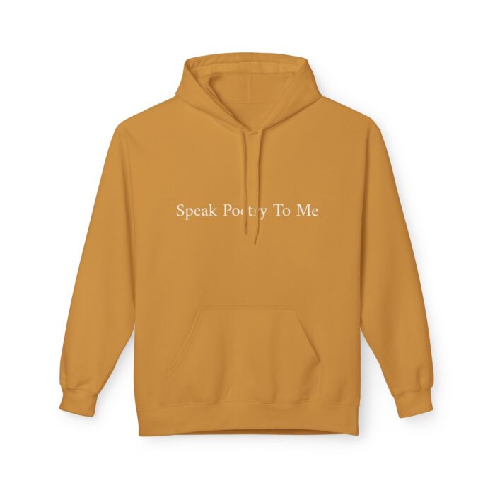 "Speak Poetry To Me" Midweight Softstyle Fleece Hoodie - Image 9