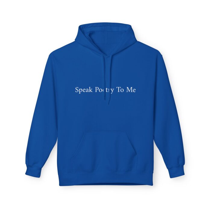 "Speak Poetry To Me" Midweight Softstyle Fleece Hoodie - Image 37