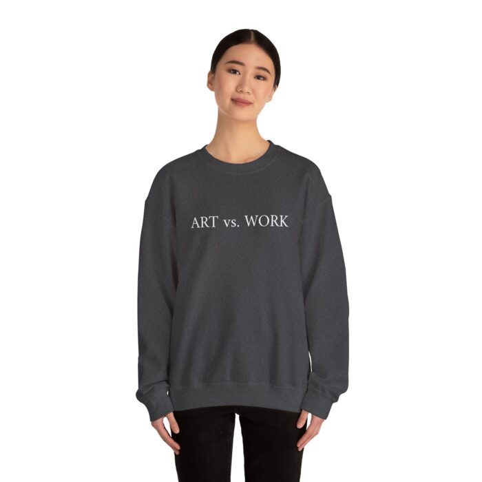 "Art vs. Work" Unisex Crewneck Sweatshirt - Image 28