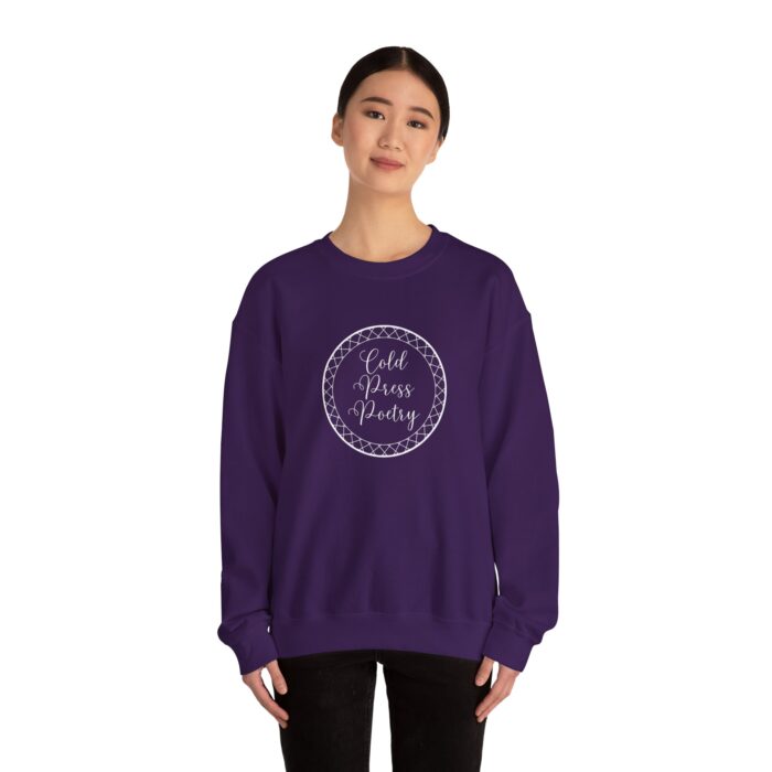 "Cold Press Poetry" Unisex Crewneck Sweatshirt - Image 16