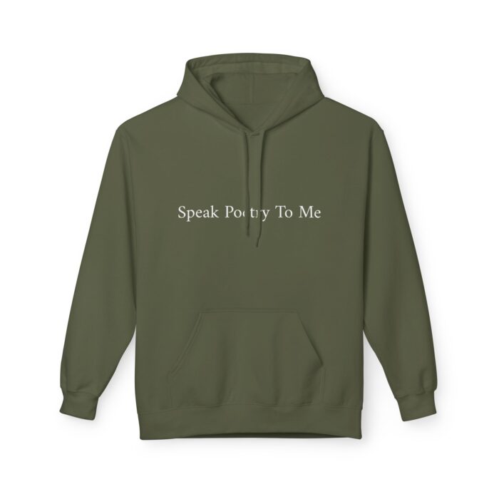 "Speak Poetry To Me" Midweight Softstyle Fleece Hoodie - Image 21