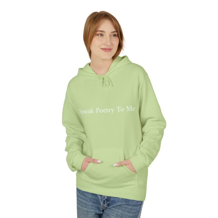 "Speak Poetry To Me" Midweight Softstyle Fleece Hoodie - Image 19