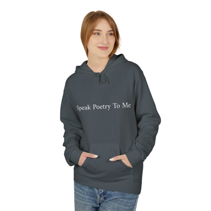 "Speak Poetry To Me" Midweight Softstyle Fleece Hoodie - Image 31